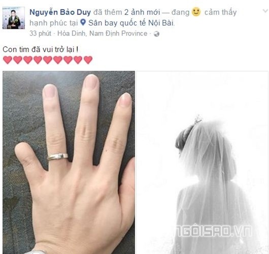 sao việt, bảo duy, chồng cũ phi thanh vân, chồng cũ phi thanh vân kết hôn, phi thanh vân ly hôn