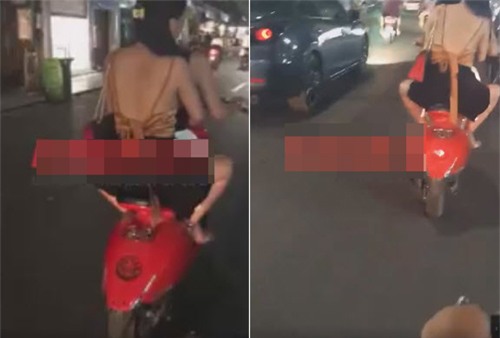 2 co gai mac sexy ngoai duong bi nam thanh nien lam dieu khien dan mang phan no - 1