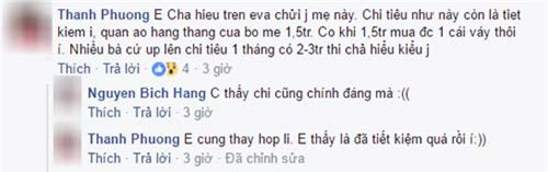 chi em hoang mang voi me bim sua mot thang tieu het 70 trieu, len mang hoi meo tiet kiem - 4