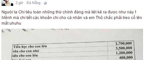 chi em hoang mang voi me bim sua mot thang tieu het 70 trieu, len mang hoi meo tiet kiem - 5