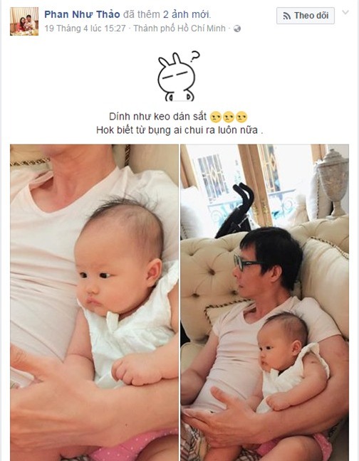 phan nhu thao mang nang de dau nhung con gai lai 'dinh bo nhu keo dan sat' - 6