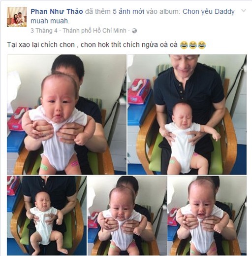 phan nhu thao mang nang de dau nhung con gai lai 'dinh bo nhu keo dan sat' - 8