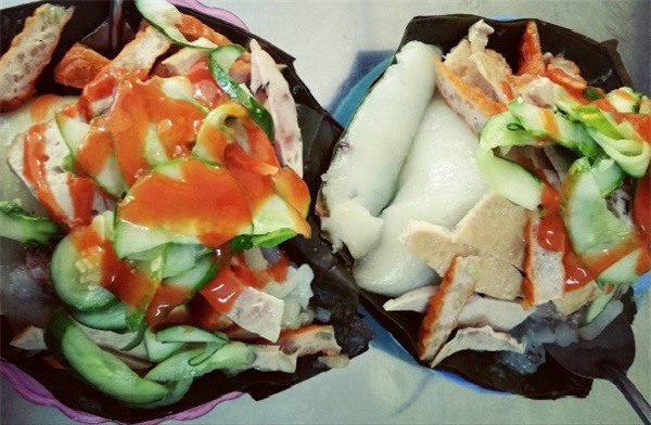 Bánh giò thường ăn kèm với giò, chả, dưa góp chống ngấy. Ảnh: honganhnguyen203/Instagram.