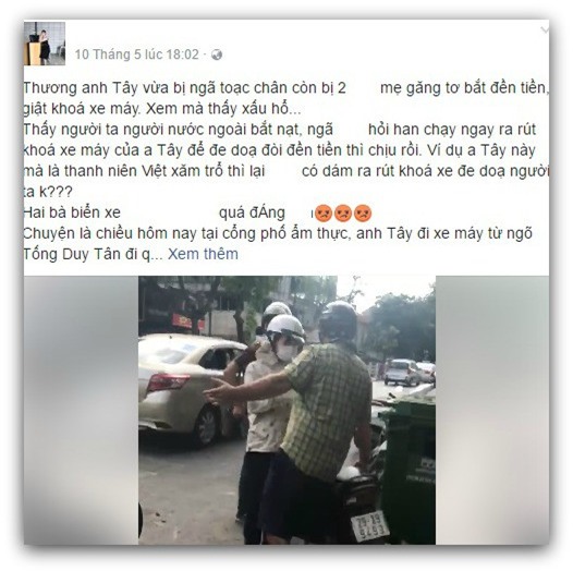 Hai nguoi phu nu Viet gay tai nan van doi tien chang Tay hinh anh 1