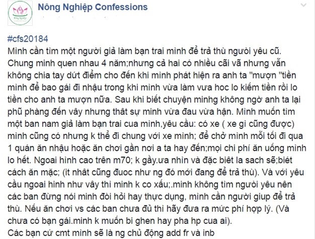 Co gai thue nguoi yeu de tra thu tinh cu hinh anh 1