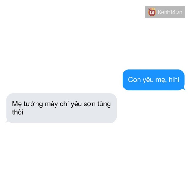 Ngày của mẹ - Nhắn tin Con yêu mẹ mà vẫn bị trolls như thế này đây! - Ảnh 1.
