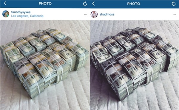 Tiền anh, tiền em hay tiền của đôi ta? Dù tiền của ai thì tấm hình này cũng được cả trăm người đăng tải rồi!