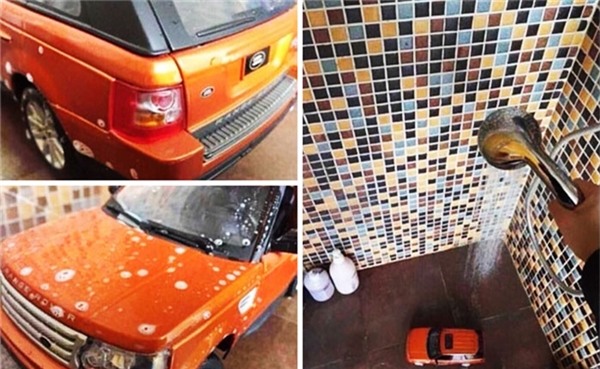 Xe xịn không rửa tiệm thì mới là sang! Thì ra giới nhà giàu có đèn pin thu nhỏ của Doraemon.