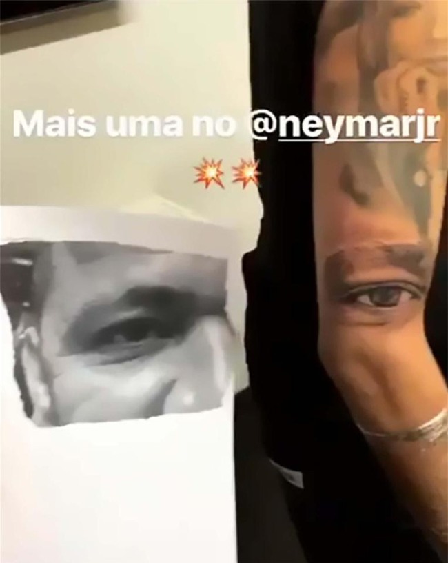 Neymar đã xăm đủ hình thành viên gia đình lên cơ thể - Ảnh 3.