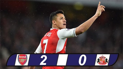 Sanchez lại tỏa sáng, Arsenal tiếp tục nuôi hy vọng top 4
