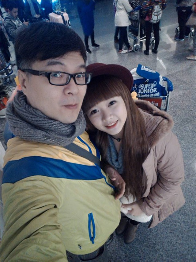 hinh anh ngot ngao cua 9x viet ben "ong xa" dai loan lon hon gan 20 tuoi - 1