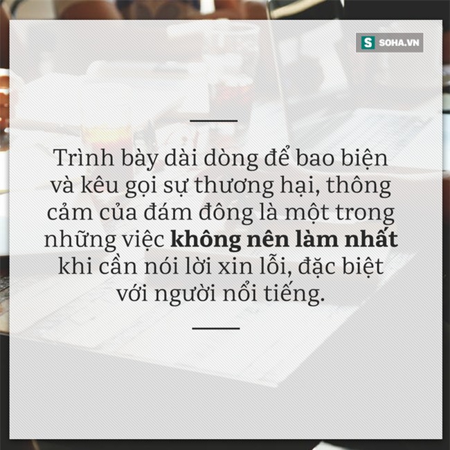 Xin lỗi trên mạng xã hội: Hãy làm đúng cách chứ đừng bao biện! - Ảnh 2.