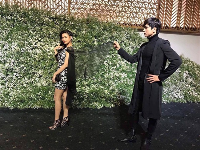 Không chỉ mặc ton-sur-ton, Tim và Trương Quỳnh Anh còn thích chăm chút quần áo trên thảm đỏ cho nhau - Ảnh 5.