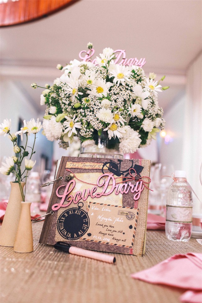 Đám hỏi “màu hường” yêu không để đâu cho hết của cặp đôi bạn học thuở ô mai - Ảnh 12.