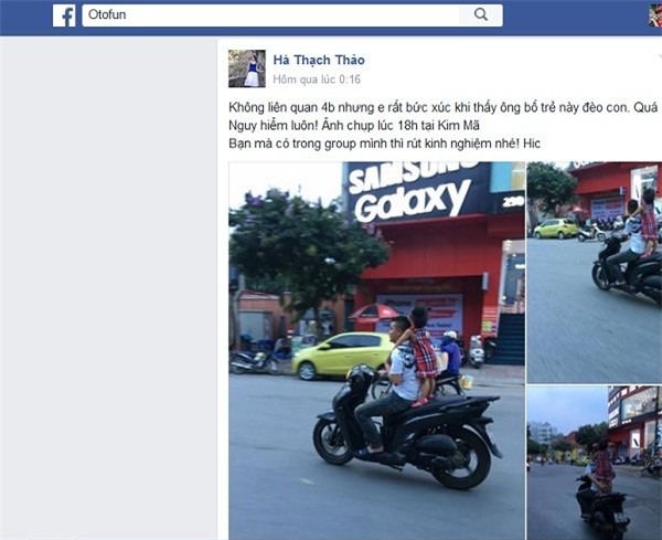 bố mẹ bất cẩn, tai nạn, tai nạn giao thông