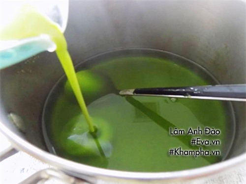 cach lam thach la dua rung xanh sieu hot, ai thay cung me - 6