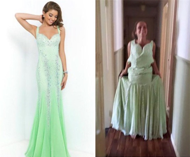 Những bộ váy prom thảm họa mua online biến công chúa thành phù thủy trong chớp mắt - Ảnh 7.