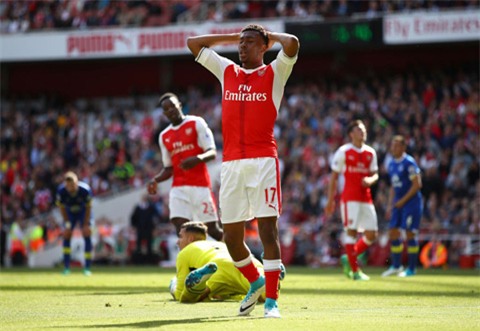 Nỗi buồn của các cầu thủ Arsenal