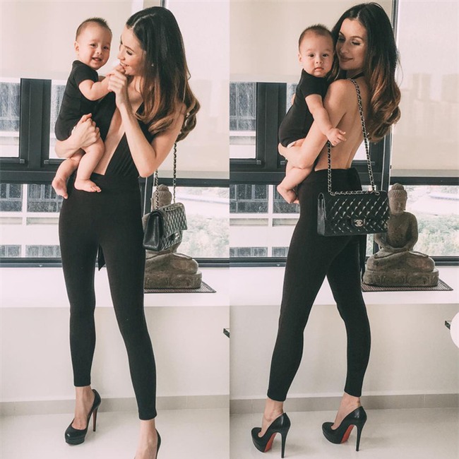 Bà mẹ bỉm sữa Singapore gây sốt mạng xã hội Việt với vẻ đẹp quá gợi cảm, về dáng chỉ 3 tuần sau khi sinh đôi - Ảnh 21.