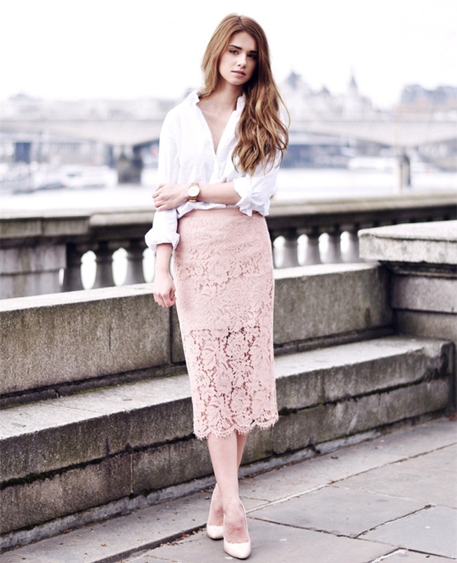 Diện sơmi và chân váy bút chì đến công sở: Bạn chọn phong cách nào! - Ảnh 5.