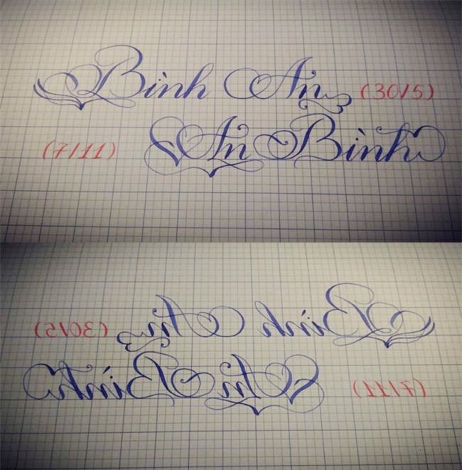 Nu sinh co biet tai viet chu nguoc dep nhu in hinh anh 1