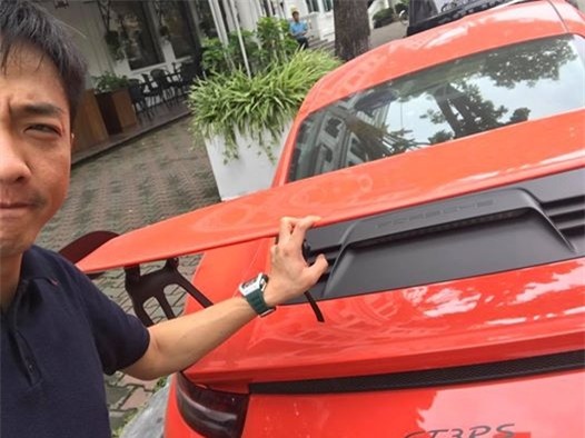 Cường Đô-la cầm lái siêu xe Porsche 911 GT3 RS Coupe độc nhất Việt Nam - Ảnh 1.