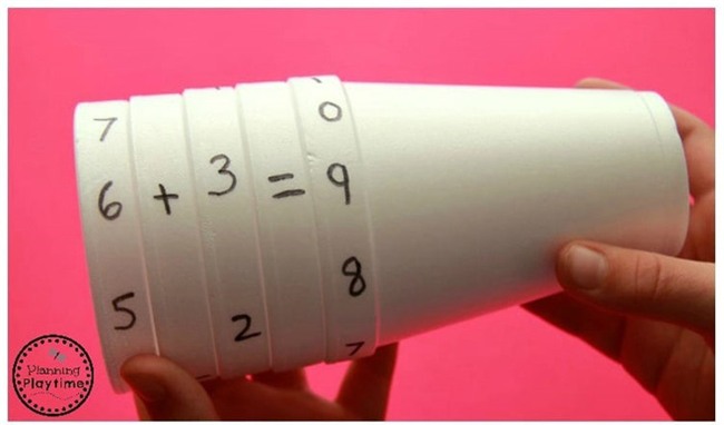 Chưa đến 5 phút làm trò chơi giúp con học toán từ cốc giấy - Ảnh 4.