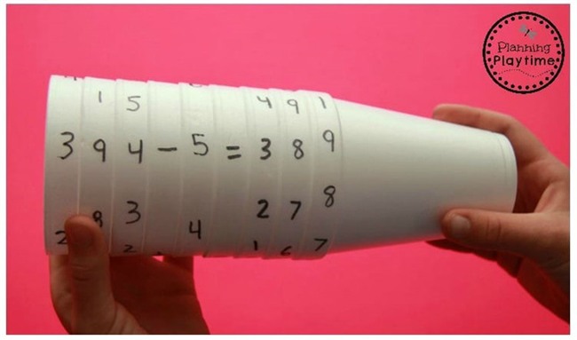 Chưa đến 5 phút làm trò chơi giúp con học toán từ cốc giấy - Ảnh 5.