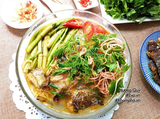 mon bun ca ro dong thanh mat, nau cuc nhanh, an cuc me cho sang cuoi tuan - 10