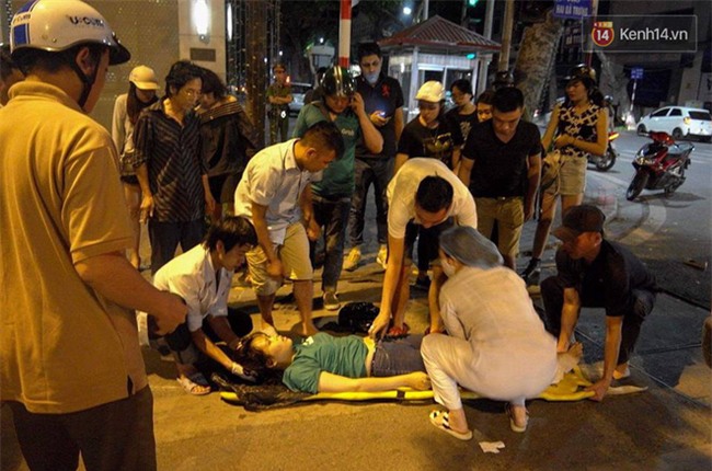 Hà Nội: Xe cấp cứu húc văng cô gái trẻ 30m rồi bỏ chạy - Ảnh 2.