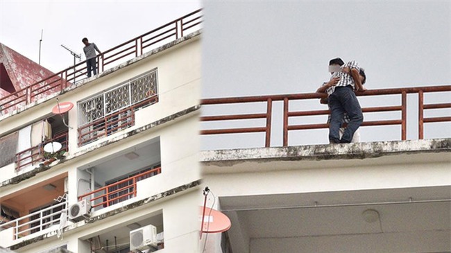 Thái Lan: Bạn thân đi lấy vợ, thầy giáo đòi nhảy tự tử từ tầng 9 tòa nhà cao tầng - Ảnh 2.