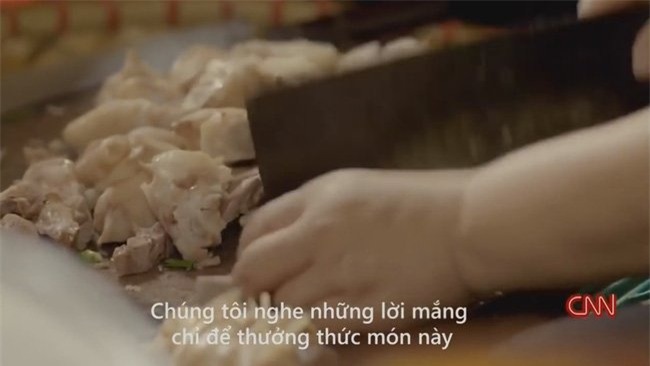 bún chửi, bún chả, CNN