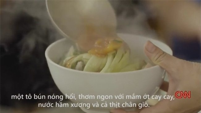 bún chửi, bún chả, CNN