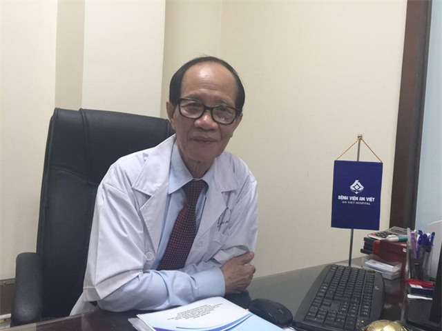 PGS.TS Nguyễn Hoàng Sơn, Chủ tịch Hội Tai Mũi Họng Hà Nội. Ảnh: Q.An