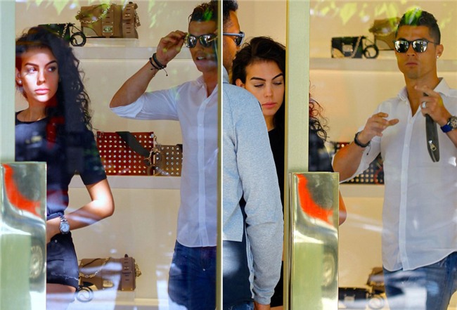 Ronaldo dua ban gai di sam do truoc chung ket hinh anh 3