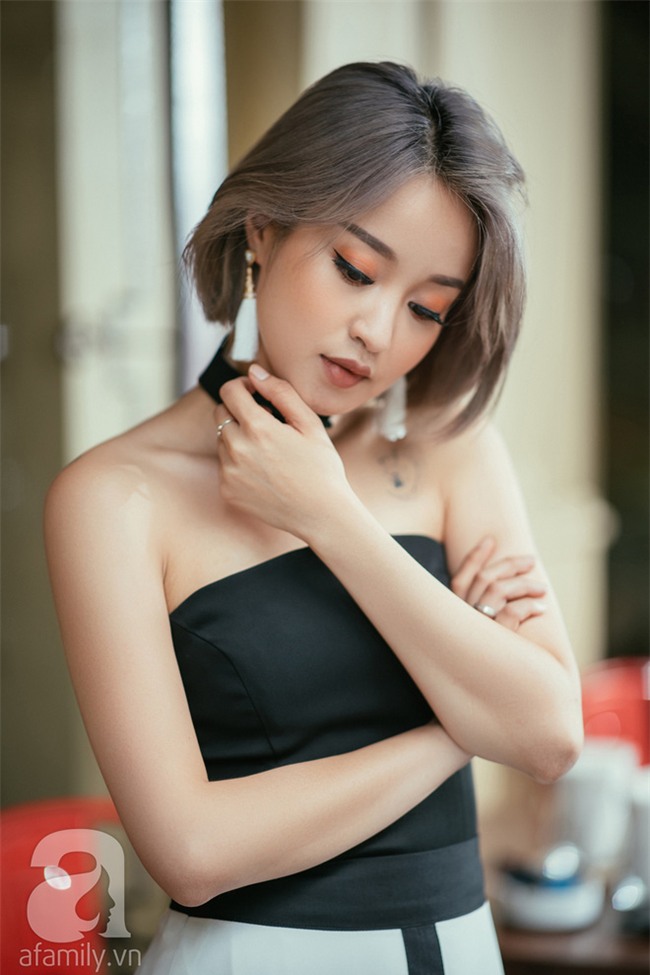 Mi Vân gợi ý cách diện đồ hợp mốt với kiểu tóc ngắn nhuộm màu khói  - Ảnh 15.
