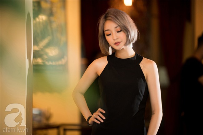 Mi Vân gợi ý cách diện đồ hợp mốt với kiểu tóc ngắn nhuộm màu khói  - Ảnh 6.