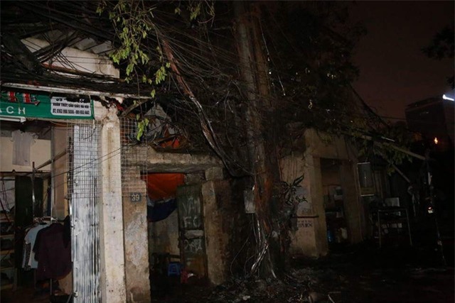 Hiện trường vụ nổ.