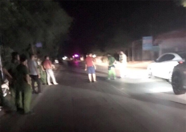 Hiện trường vụ truy sát. Ảnh: CTV