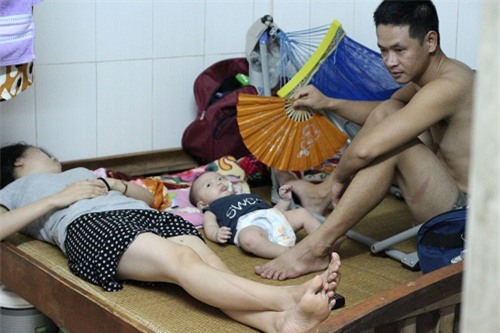 thuong tam nhung benh nhi vat lon voi nang nong hon 40 do o xom tro ngheo - 11