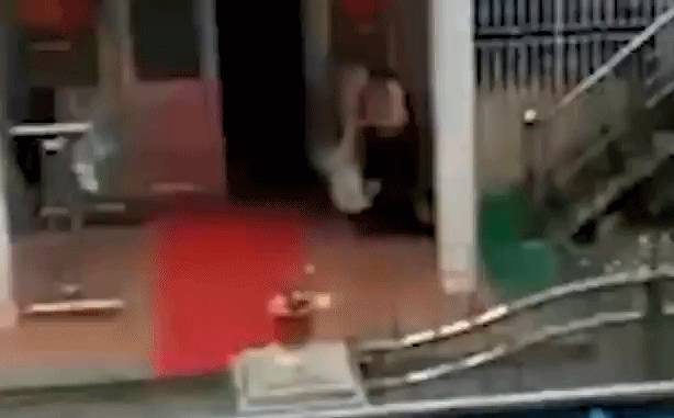 Clip: Con trai bất hiếu kéo lê mẹ già trên sân khiến dư luận phẫn nộ