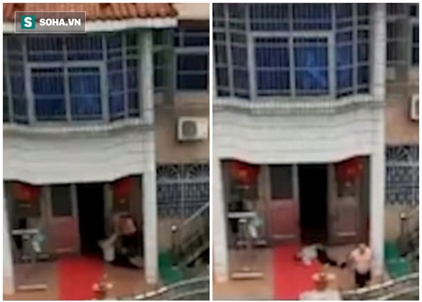 Clip: Con trai bất hiếu kéo lê mẹ già trên sân khiến dư luận phẫn nộ - Ảnh 2.