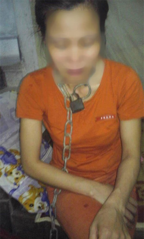 vu chong xich co vo o thai binh: nguoi vo xin de gia dinh tu xu ly noi bo - 1