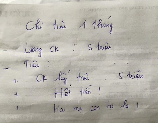 Sự thật chuyện chồng đưa vợ 5 triệu/tháng rồi lại rút cả ra tiêu, mặc vợ tự nuôi 2 con khiến dân tình xôn xao - Ảnh 1.