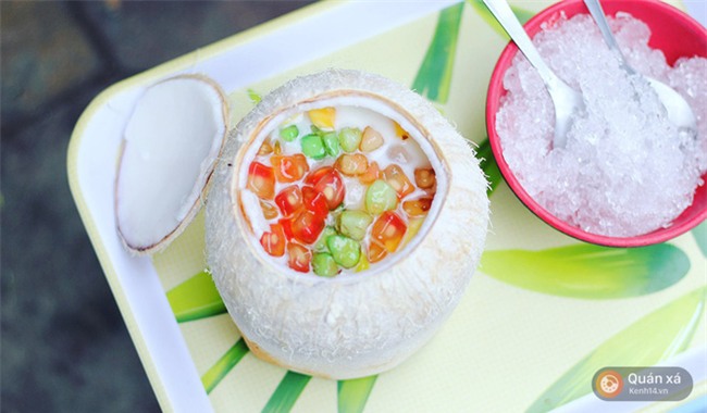 2 món ăn trong quả dừa đang cực hot ở Hà Nội bạn nhất định phải thử - Ảnh 11.