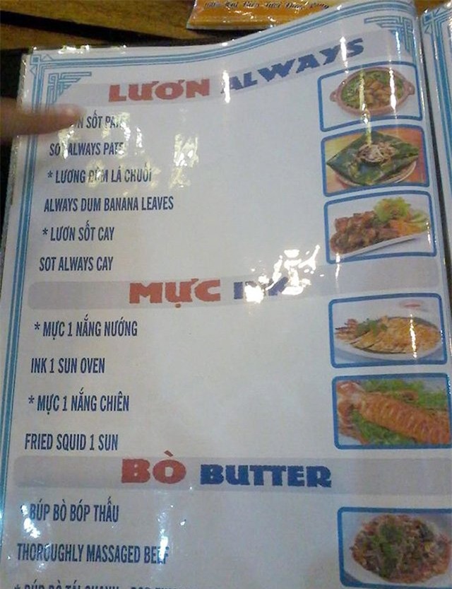 thực đơn, nhà hàng, khách hàng,