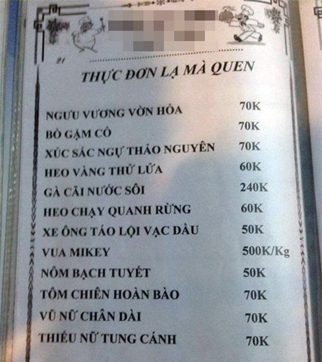 thực đơn, nhà hàng, khách hàng,