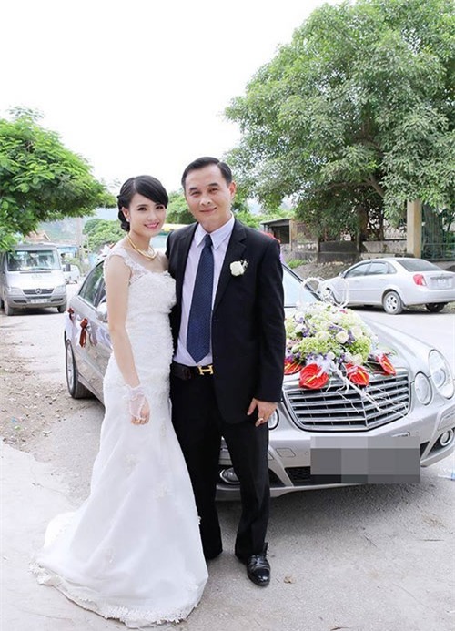 Em gái Công Vinh kết hôn năm 2014 và có một con gái