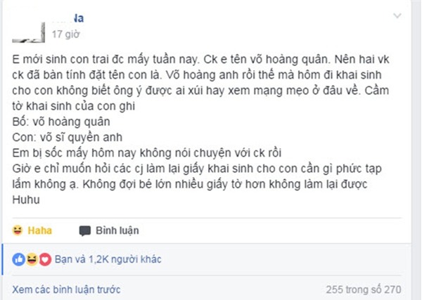 me tre "soc nang" khi nhin thay ten day du cua con tren giay khai sinh do bo dich than dat - 2