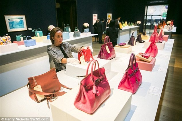 túi xách, Hermes Birkin, túi xách hàng hiệu, đấu giá